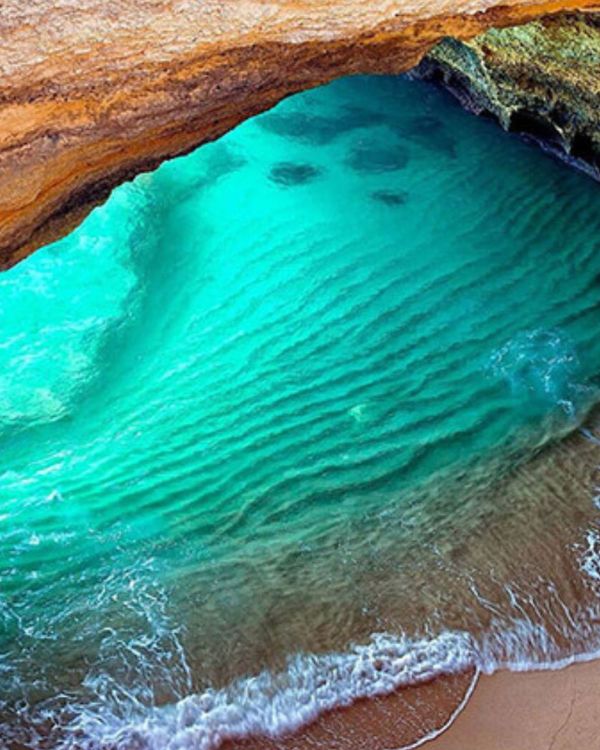 Hidden cave entrance